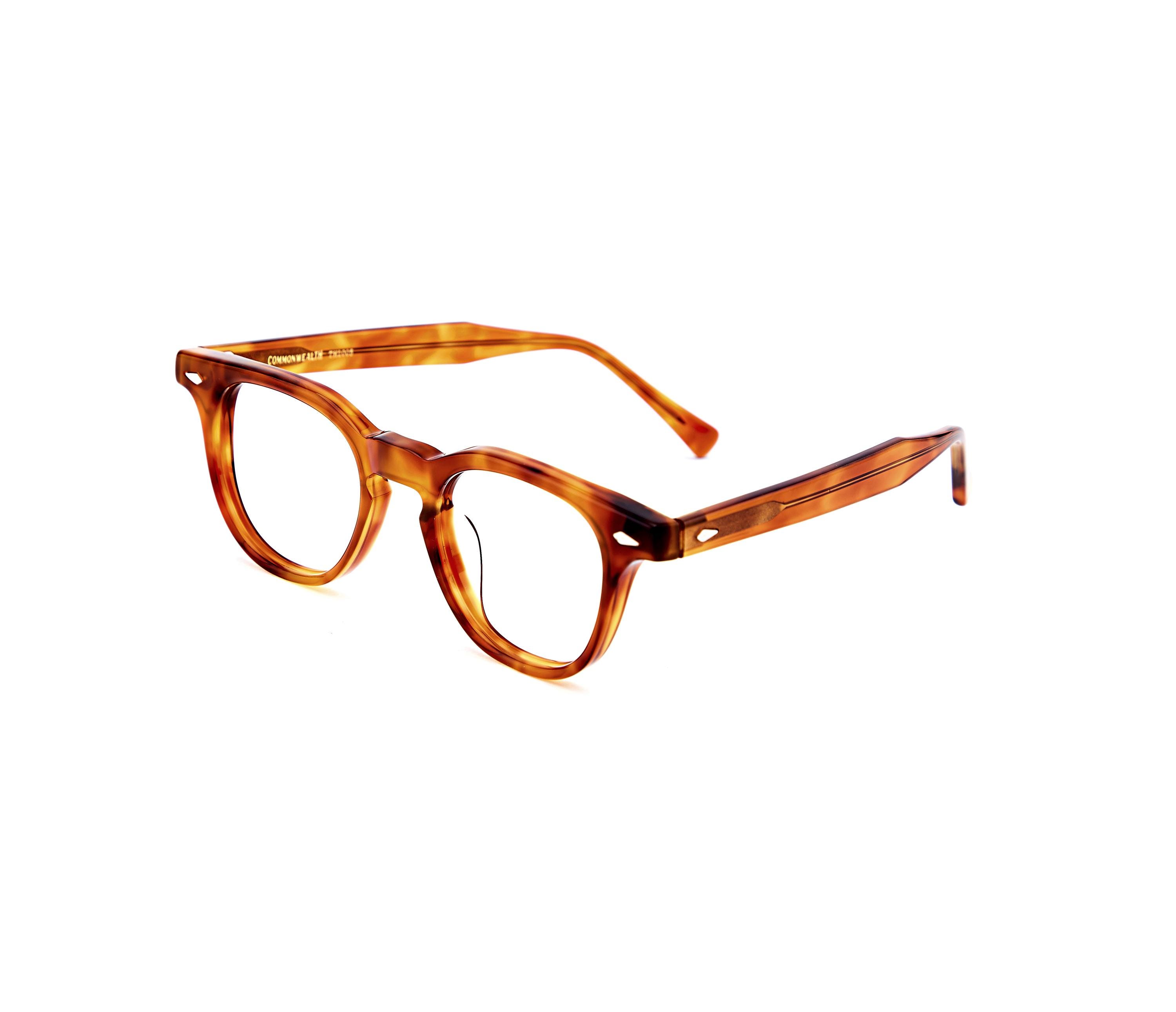 amber acetate frame | Korean Design Frame | Unisex Acetate Glasses | Lightweight Durable Eyewear — view 3