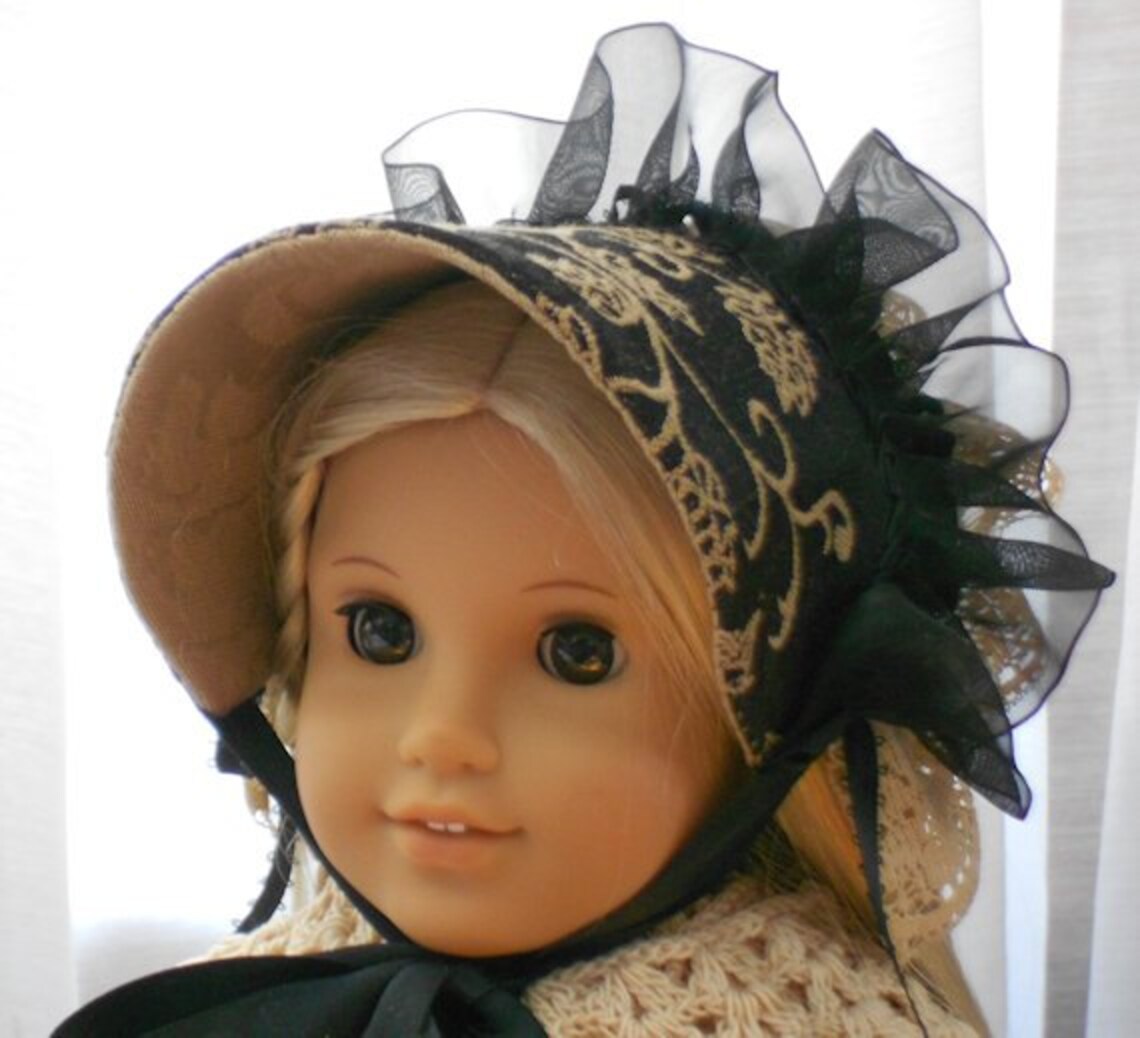 American Girl Doll Clothes Doll Hat 1800's Winter Etsy