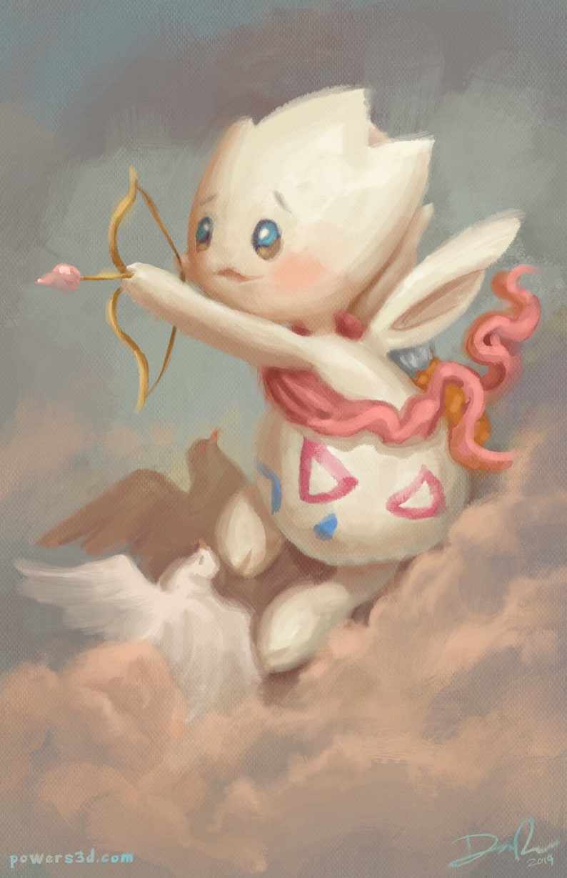 Cupid Art Print | Etsy