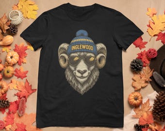Inglewood Football Maskottchen Shirt - Retro American Football Fan Tee Hoodie Sweatshirt