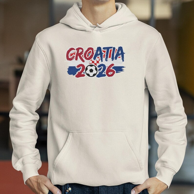 Soccer World Tournament Inspired Design, Animated Croatia Flag Tribute for Fans, Football Supporters Sports Gift Unisex T-Shirt image 12