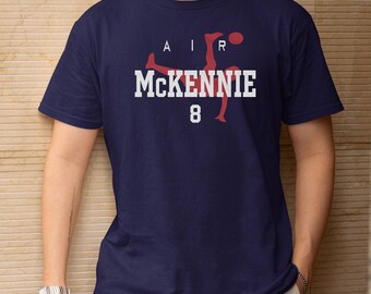 United States Star Player Football Gift, 2026 World USA Tournament Inspired, Air McKennie 8 Animated Style Soccer Graphic Tee Unisex T-Shirt