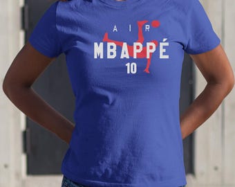 Prezent dla gwiazdy futbolu francuskiego, koszulka piłkarska inspirowana Mistrzostwami Świata USA 2026, koszulka unisex Air K. Mbappé z numerem 10 w animowanym stylu