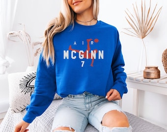 Prezent dla gwiazdy futbolu Szkocji, animowana koszulka piłkarska Air McGinn #7, koszulka unisex inspirowana Mistrzostwami Świata USA 2026
