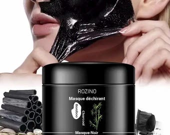 Masque noir peel-off au charbon de bambou 50g - Soin visage
