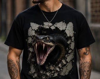 Snake PNG, Venom Snake PNG, Horror Snake Shirt Design, Snake Sublimation PNG, Reptile Graphic Tee, Digital Download
