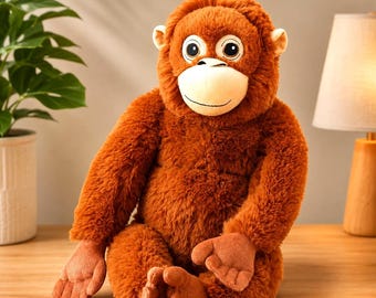 IKEA DJUNGELSKOG Orangutan Plush Toy – Soft Huggable Jungle Friend