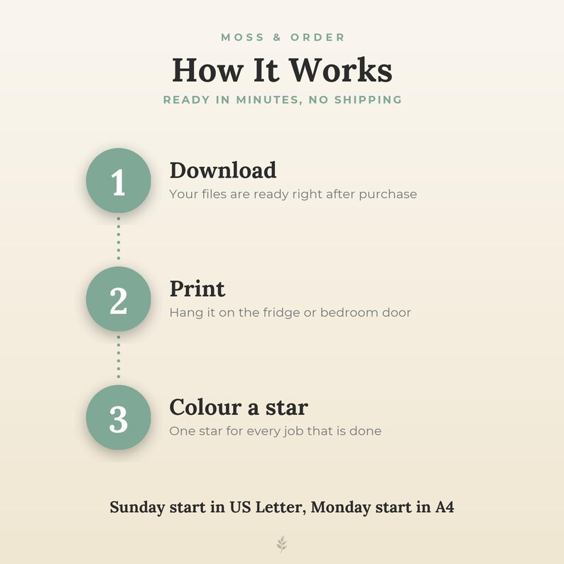 Kids Chore Chart Printable, Toddler Picture Routine, Star Rewards, Family Jobs, Ages 3-12 image 7
