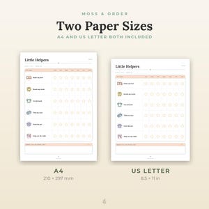 Kids Chore Chart Printable, Toddler Picture Routine, Star Rewards, Family Jobs, Ages 3-12 image 6