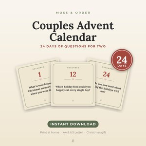 Ultimate Couples Bundle, 276 Printable Conversation Cards, Date Night Questions, Couples Advent Calendar, Valentine Cards, Gift image 5