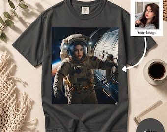 Comfort Colors Personalized Photo T-Shirt Vintage Style, Custom Unisex T-Shirt , Gift for Her & Him