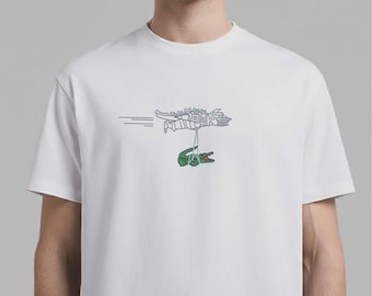 GodzillaXLacost Flying Mechagodzilla T-shirt