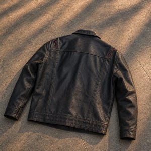 Women's Leather Biker Jacket, Vintage Moto Jacket, Western Jacket, Fashion Leather Jacket, Motorcycle Style, USA Duty Paid Shipping