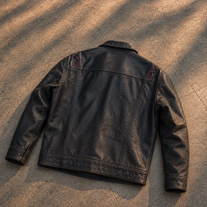 Women's Leather Biker Jacket, Vintage Moto Jacket, Western Jacket, Fashion Leather Jacket, Motorcycle Style, USA Duty Paid Shipping