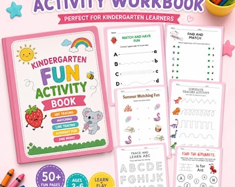 Pre-K + kindergarten curriculum Learning Activities | preschool curriculum Bundles | Alphabet Tracing Worksheets | Homeschool Printable PDF