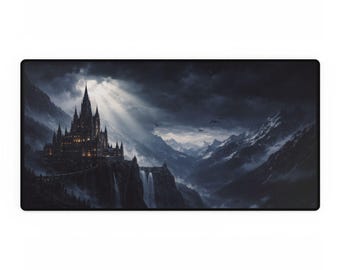 Alfombrilla de escritorio Basgiath de Fourth Wing: Alfombrilla de ratón de fantasía