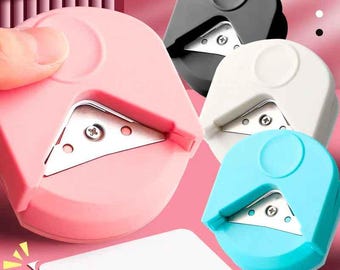 Portable Corner Rounder Cutter – Circle Cutter Button Maker Paper Trimmer for Cards & Photos