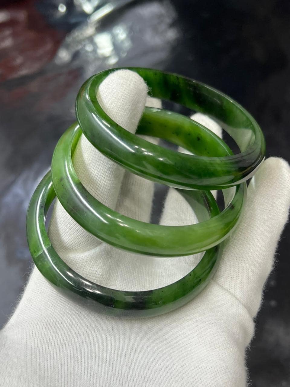 Nephrite jade bangle - Etsy 日本