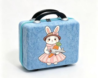 Valigia da cabina in feltro DopamineStyle da 14 pollici, mini valigia personalizzabile con logo, scatola portaoggetti promozionale creativa