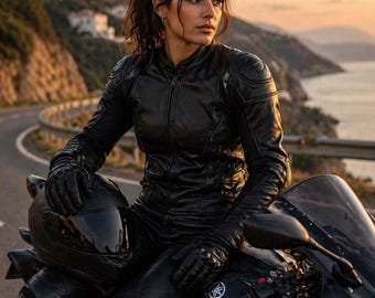 GSXR Style Leather Motorcycle Racing Suit – One Piece Biker Track Riding Gear