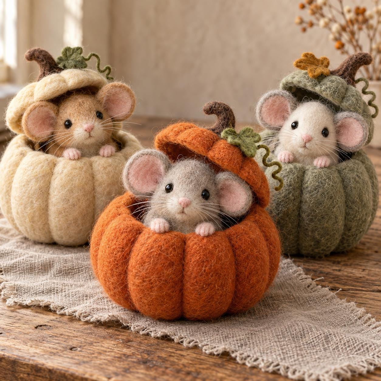 Fall Mouse Figurine - Etsy