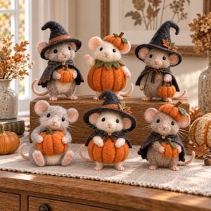 Fall Mouse Figurine - Etsy
