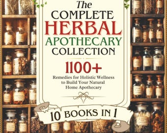 1100 livres de remèdes à base de plantes Guide de guérison naturelle Collection bien-être pour apothicaires à domicile