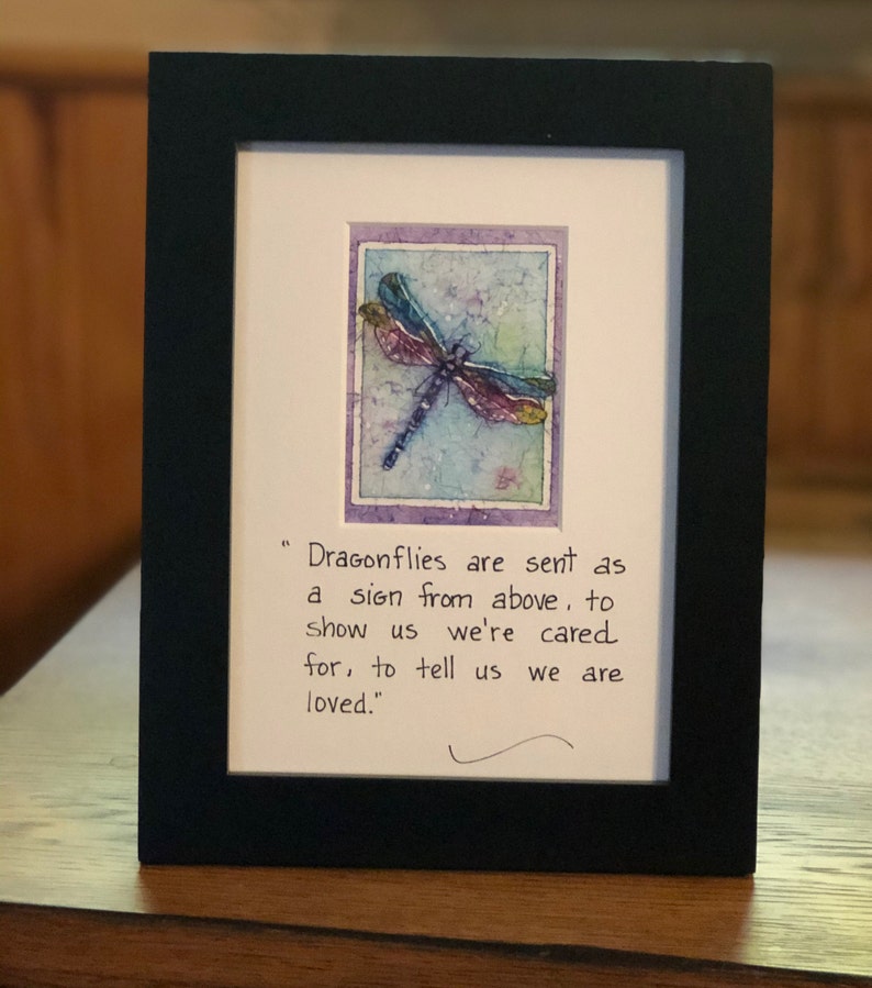 Dragonfly Inspirational Watercolor Gift,fine Art - Etsy