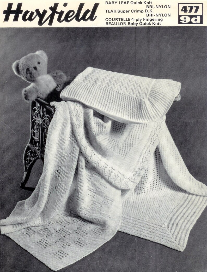 Baby Shawls 4 Different Styles in 4 Ply DK & Qk 8ply Yarns Etsy