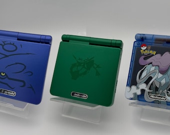 Gameboy Advance SP Custom Pokémon Style – Modded Console OR Send-In Service – Retro Handheld Upgrade