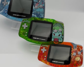 Gameboy Advance Custom Pokémon Style – Modded Console OR Send-In Service – Retro Handheld Upgrade