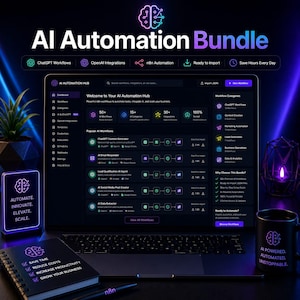 ChatGPT & OpenAI Templates + PLR - 50+ n8n AI Workflow Bundle  (Ready-to-Import JSON)