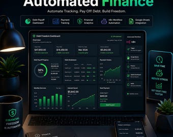 Strumento automatizzato per il monitoraggio del rimborso dei debiti + dashboard finanziaria (PLR, n8n + Fogli Google)