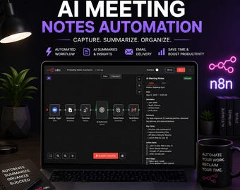 AI-mötesassistentautomation - Automatiska anteckningar, åtgärdspunkter och uppföljningar