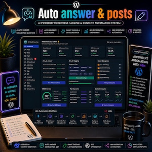 AI WordPress Assistant Workflow — Auto Answers & Content Creator