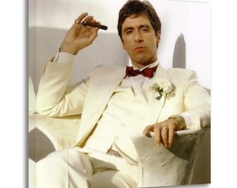 Scarface Al Pacino Canvas Painting Wall Art Poster Print Living Room Decor