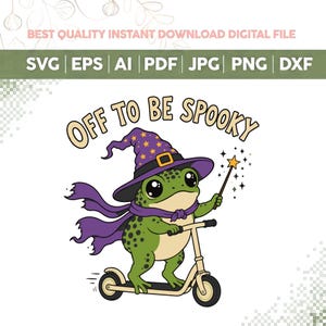 Gruseliges Design (SVG/PNG), Gruselsaison-SVG, Gruseliger Froschroller (PNG), Geisterliebhaber-SVG, Herbstdesign für Mädchen (PNG), Froschliebhaber-Halloween-SVG, Cricut