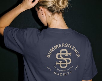 Summer Silence Collection Graphic T Shirt, Minimalist Streetwear Tee, Silent Luxury Fashion, Oversized Unisex Shirt, Premium Casual Wear