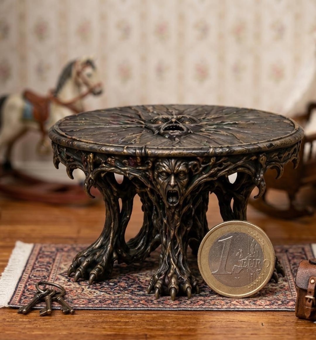 Haunted Table Haunted Tree Table STL File, Gothic Coffee Table, Dark Fantasy ...