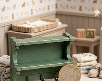 1:12 Scale Farmhouse Kitchen Shelf – Miniature Dollhouse Furniture (STL File)