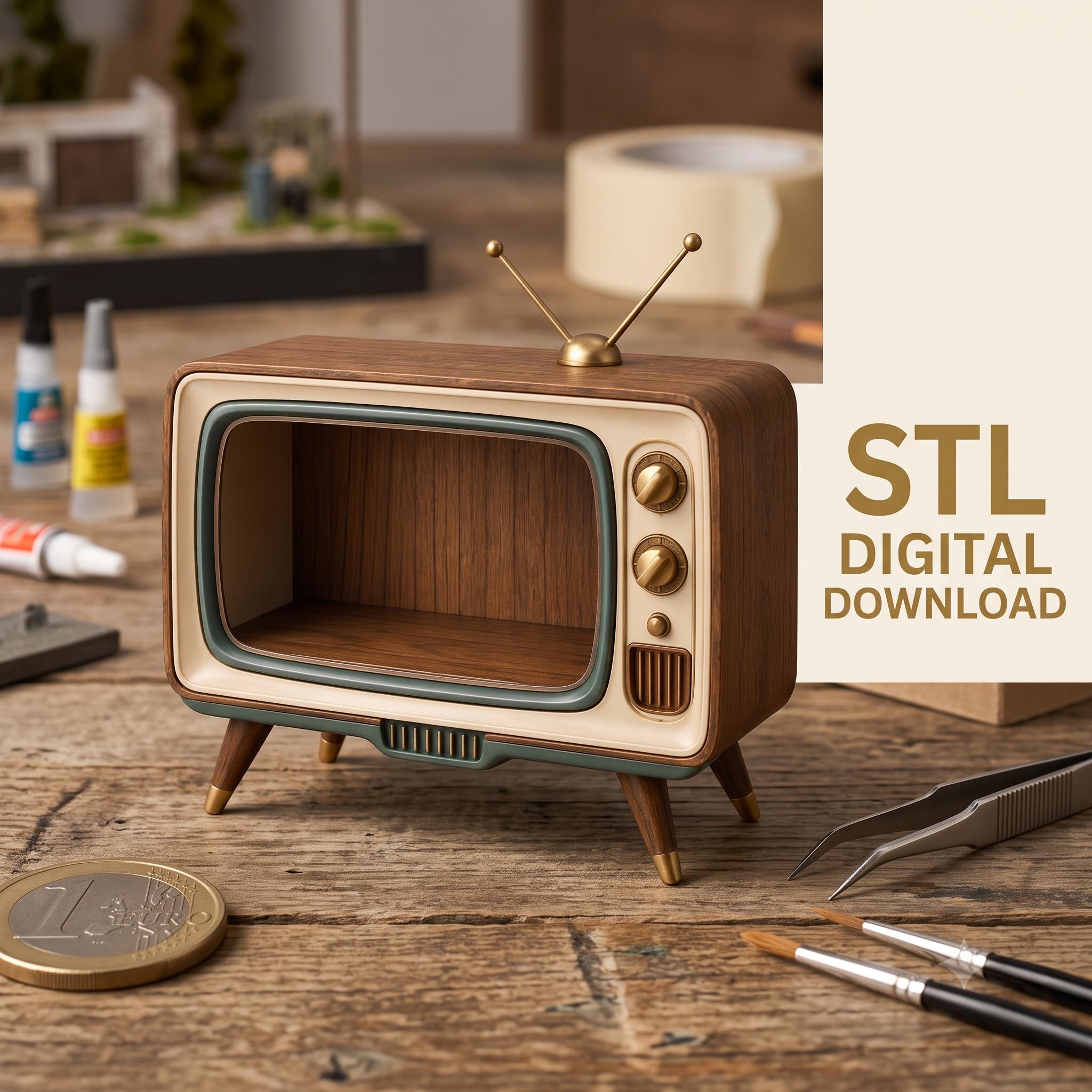 Mini retro tv - Etsy 日本