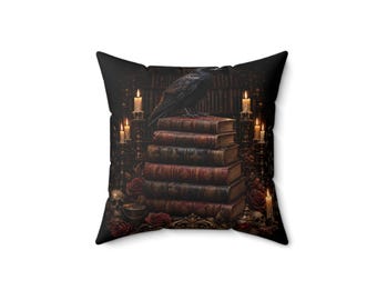 Forgotten Library Art Print | Dark Academia Wall Art | Book Lover Poster | Gothic Reading Decor | Literary Home Decor