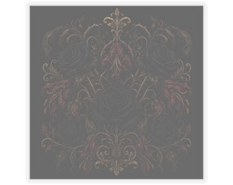Midnight Garden Sticker | Dark Academia Vinyl Decal