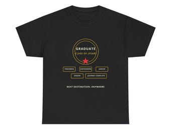 Class of 2026 Graduation Stamp Tee | Custom Year Shirt | Personalized Graduation Gift