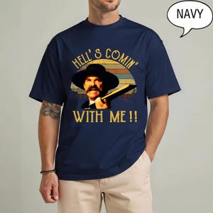 Doc Holliday Vintage T-Shirt, Tombstone Western Quote Tee image 6