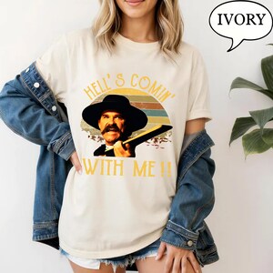 Doc Holliday Vintage T-Shirt, Tombstone Western Quote Tee image 10