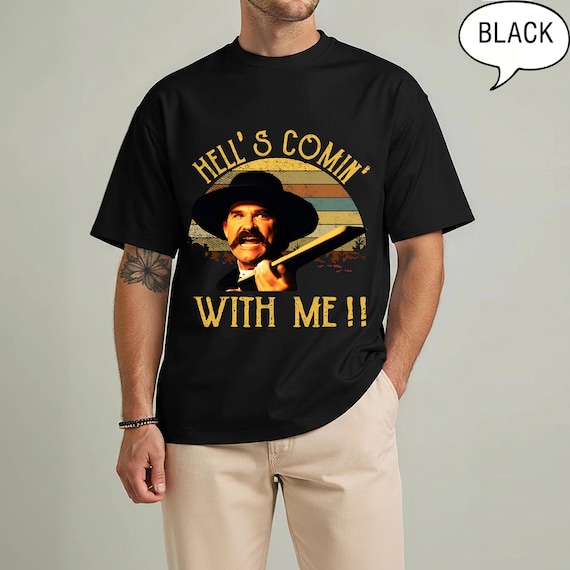 Doc Holliday Vintage T-Shirt, Tombstone Western Quote Tee