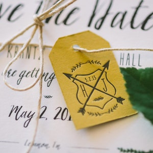 Rustic and Whimsical Garden Save The Date image 5