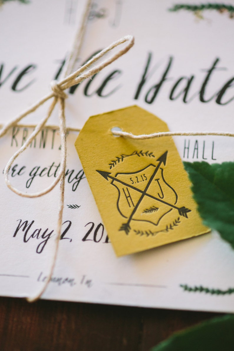 Rustic and Whimsical Garden Save The Date image 5