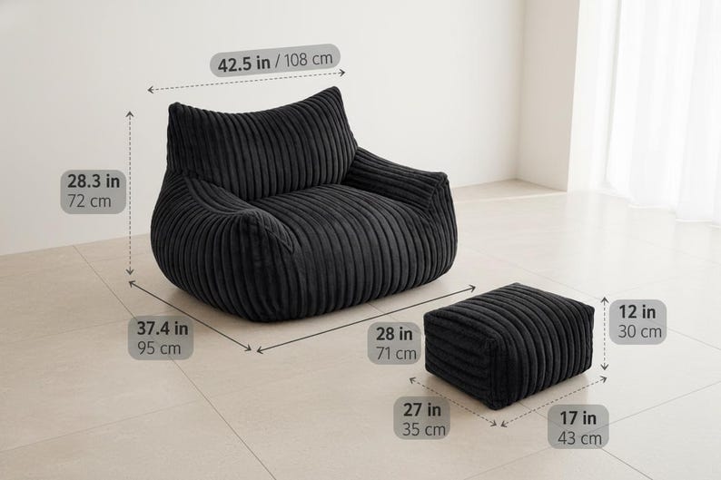 corduroy-bean-bag-chair-with-ottoman-for-adults-cozy-lounge-floor-sofa-modern-reading-gaming-nook-furniture-teen-dorm-05.png
Oversized corduroy beanbag, adult lounge chair, ottoman, cozy floor seating couch, modern reading gaming nook furniture, soft plush fabric, high density foam, comfy living space, versatile dorm essential, minimalist contemporary decor, new residence teenager present, relaxing.